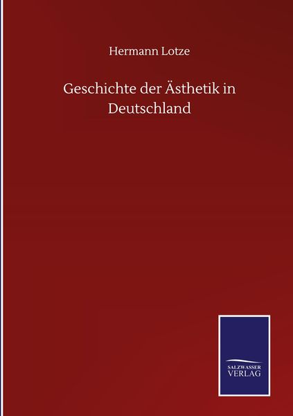 Produktbild: Geschichte der &Auml;sthetik in Deutschland
