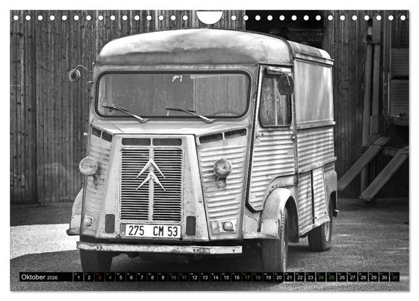 Produktbild: Citro&euml;n HY eine Legende in Schwarzwei&szlig; (Wandkalender 2026 DIN A4 quer), CALVENDO Monatskalender