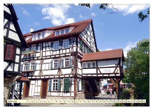 Produktbild: Unterwegs in T&uuml;bingen (hochwertiger Premium Wandkalender 2026 DIN A2 quer), Kunstdruck in Hochglanz