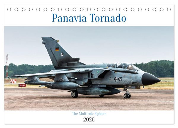 Produktbild: Panavia Tornado - The Multirole Fighter (Tischkalender 2026 DIN A5 quer), CALVENDO Monatskalender