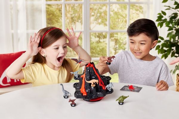 Produktbild: Epoch 7509 - Jurassic World Shaky Volcano, Dinosaurier-Geschicklichkeitsspiel
