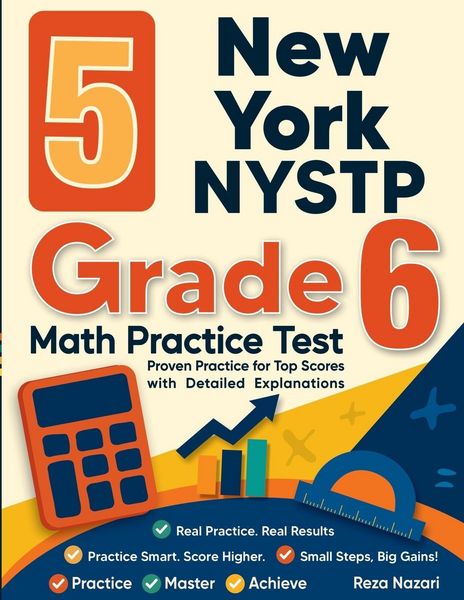 Produktbild: 5 New York NYSTP Grade 6 Math Practice Tests
