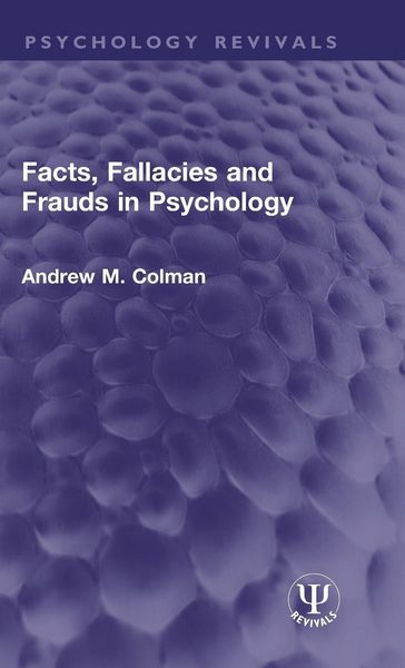 Produktbild: Facts, Fallacies and Frauds in Psychology