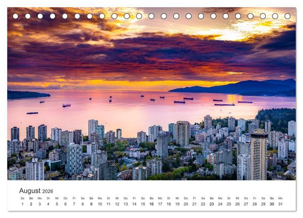 Produktbild: Kanadas Wunder (Tischkalender 2026 DIN A5 quer), CALVENDO Monatskalender