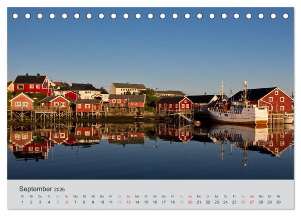 Produktbild: Norwegen - Land der Fjorde (Tischkalender 2026 DIN A5 quer), CALVENDO Monatskalender