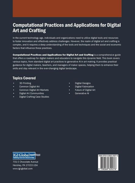 Produktbild: Computational Practices and Applications for Digital Art and Crafting