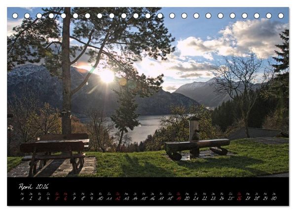 Produktbild: Attersee im Salzkammergut 2026 (Tischkalender 2026 DIN A5 quer), CALVENDO Monatskalender