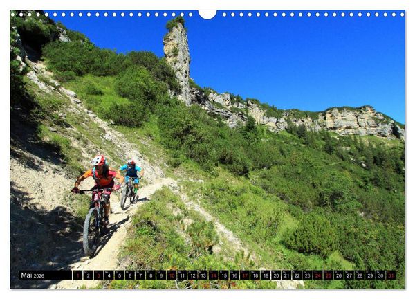 Produktbild: Mountainbike Traumpfade (Wandkalender 2026 DIN A3 quer), CALVENDO Monatskalender