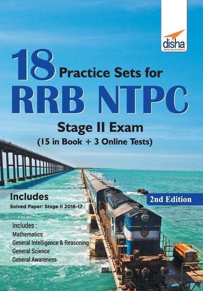 Produktbild: 18 Practice Sets for RRB NTPC Stage II Exam (15 in Book + 5 Online Tests) 2nd Edition