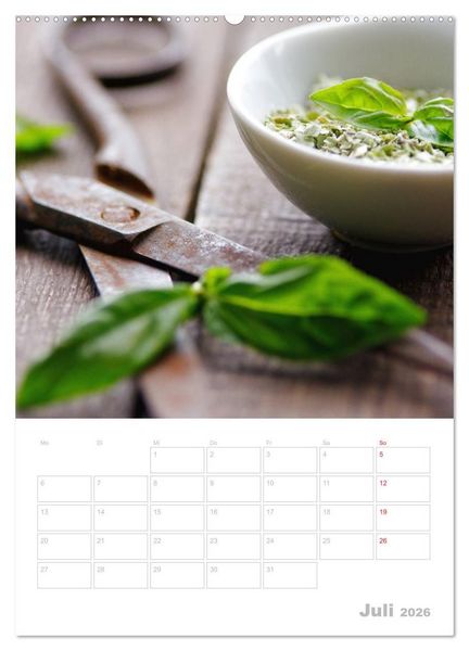 Produktbild: In der K&uuml;che Terminplaner (Wandkalender 2026 DIN A2 hoch), CALVENDO Monatskalender
