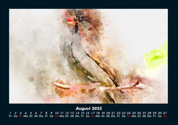 Produktbild: Kunstkalender 2025 Fotokalender DIN A4