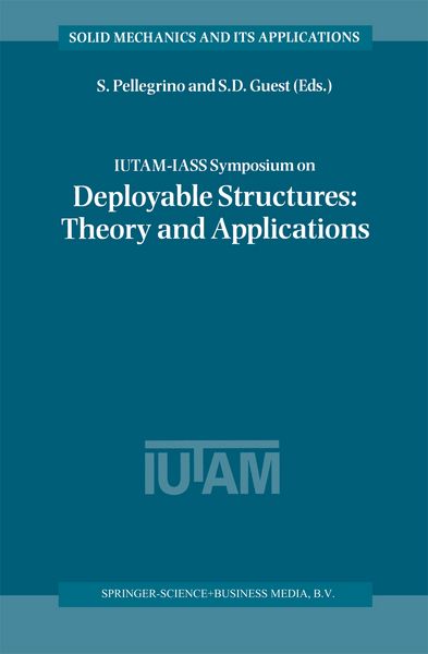 Produktbild: IUTAM-IASS Symposium on Deployable Structures: Theory and Applications