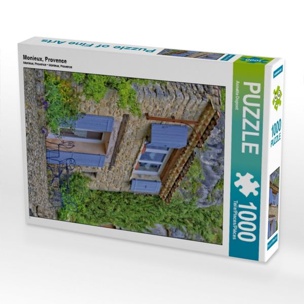 Produktbild: CALVENDO Puzzle Monieux, Provence | 1000 Teile Lege-Gr&ouml;&szlig;e 64x48cm Foto-Puzzle f&uuml;r gl&uuml;ckliche Stunden