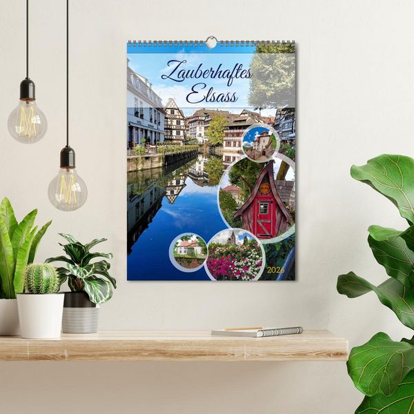 Produktbild: Zauberhaftes Elsass (Wandkalender 2026 DIN A3 hoch), CALVENDO Monatskalender