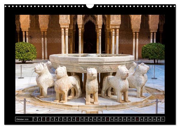 Produktbild: Andalusien - Die Seele Spaniens (Wandkalender 2026 DIN A3 quer), CALVENDO Monatskalender