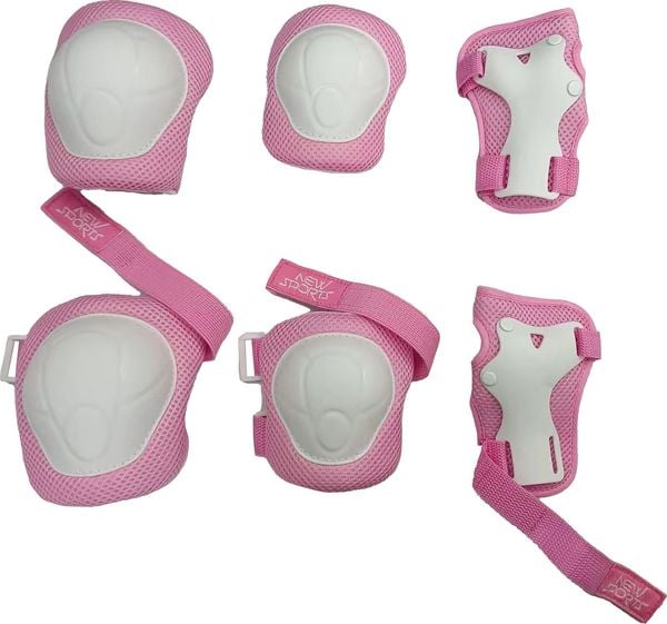 Produktbild: New Sports Sch&uuml;tzer-Set pink, Gr&ouml;&szlig;e XS bis 25 kg