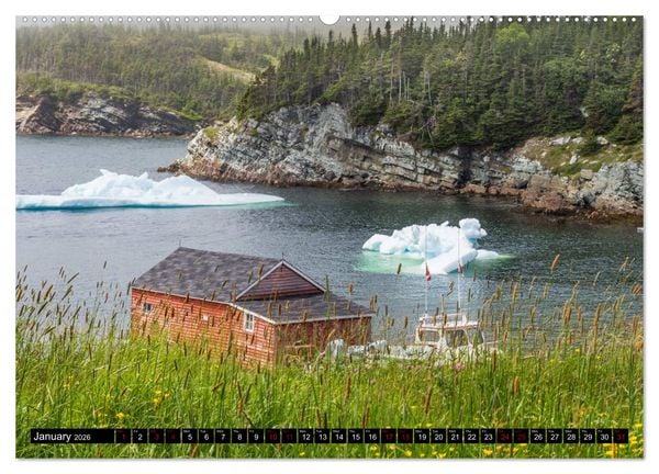 Produktbild: Island of Newfoundland (High Quality Premium Wall Calendar 2026 DIN A2 landscape),CALVENDO 12 Month Wall Calendar
