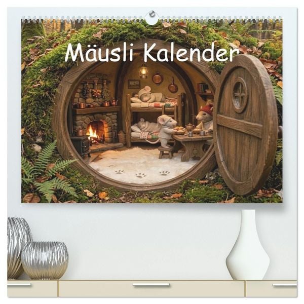 Produktbild: M&auml;usli Kalender (hochwertiger Premium Wandkalender 2027 DIN A2 quer), Kunstdruck in Hochglanz