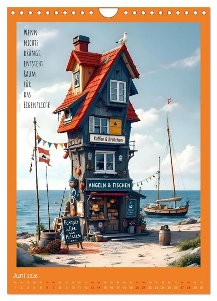 Produktbild: Hausgeflippt (Wandkalender 2026 DIN A4 hoch), CALVENDO Monatskalender