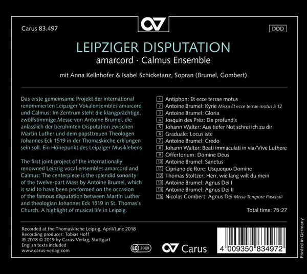 Produktbild: Leipziger Disputation