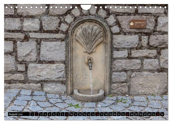 Produktbild: Jakobsweg Steigerwald (Wandkalender 2026 DIN A4 quer), CALVENDO Monatskalender
