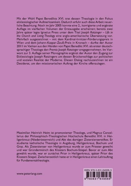Produktbild: Joseph Ratzinger &ndash; Kirchliche Existenz und existentielle Theologie