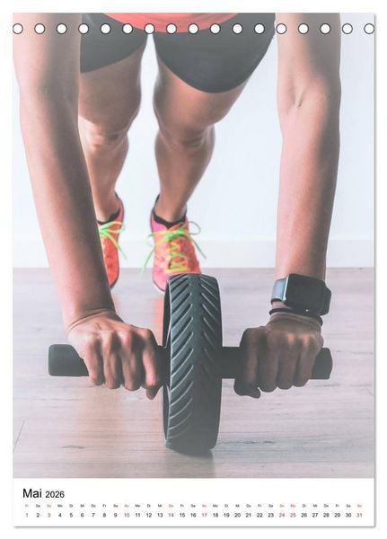 Produktbild: Fitnesskalender (Tischkalender 2026 DIN A5 hoch), CALVENDO Monatskalender