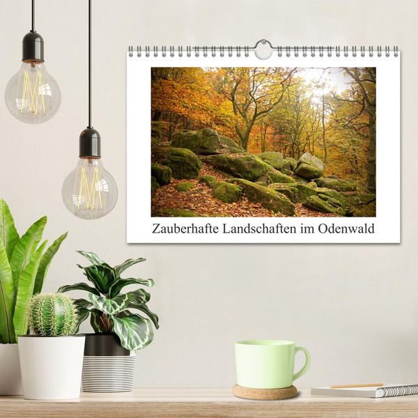 Produktbild: Zauberhafte Landschaften im Odenwald (Wandkalender 2026 DIN A4 quer), CALVENDO Monatskalender