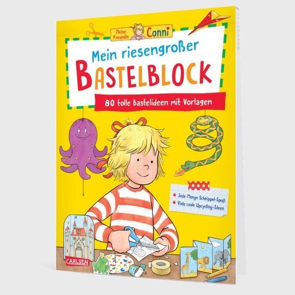 Produktbild: Conni Gelbe Reihe (Besch&auml;ftigungsbuch): Mein riesengro&szlig;er Bastelblock
