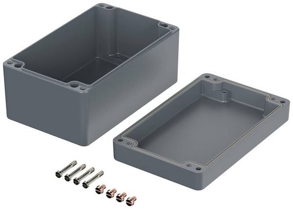 Produktbild: Bopla EUROMAS A 118 01118000 Industrie-Geh&auml;use 160 x 100 x 81 Aluminium Silber-Grau (RAL 7001) 1 St.