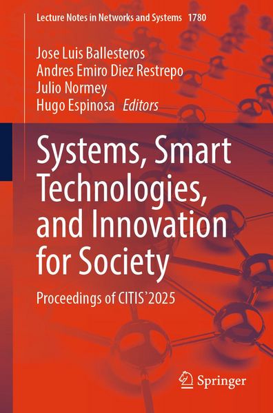 Produktbild: Systems, Smart Technologies, and Innovation for Society