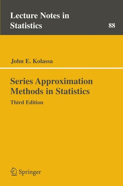 Produktbild: Series Approximation Methods in Statistics
