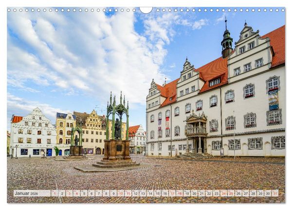 Produktbild: Lutherstadt Wittenberg Impressionen (Wandkalender 2026 DIN A3 quer), CALVENDO Monatskalender