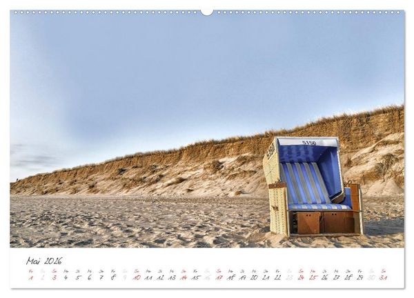 Produktbild: Sylt (Wandkalender 2026 DIN A2 quer), CALVENDO Monatskalender