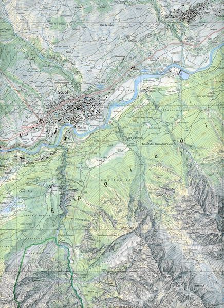 Produktbild: Swisstopo 1 : 25 000 Scuol