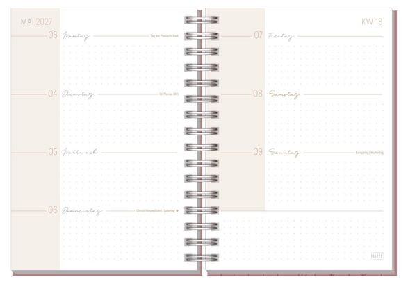 Produktbild: Lieblings-Timer 2026/2027 17 Monate [Fine Flowers Ros&eacute;] EM