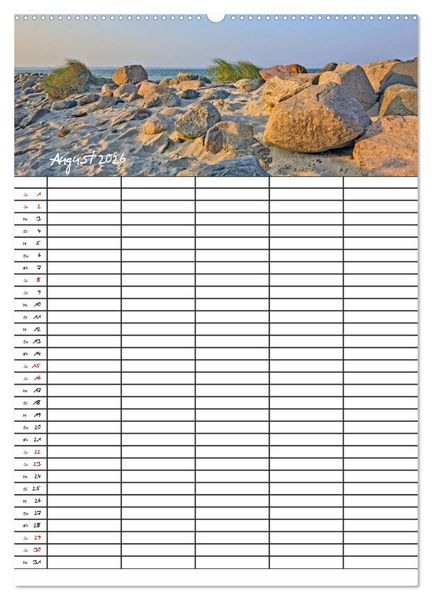 Produktbild: Timmendorfer Strand - Ostsee Urlaubsparadies (Wandkalender 2026 DIN A2 hoch), CALVENDO Monatskalender