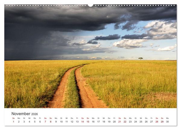 Produktbild: Kenia - Eine Safari durch unber&uuml;hrte Natur. (Wandkalender 2026 DIN A2 quer), CALVENDO Monatskalender