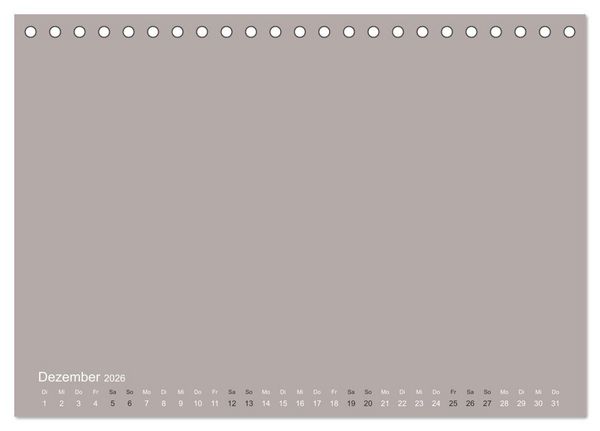 Produktbild: DIY Bastel-Kalender -Erdige Pastell Farben- Zum Selbstgestalten (Tischkalender 2026 DIN A5 quer), CALVENDO Monatskalender