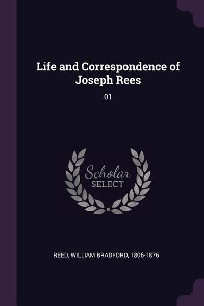 Produktbild: Life and Correspondence of Joseph Rees