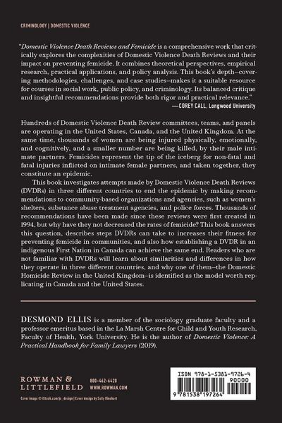 Produktbild: Domestic Violence Death Reviews and Femicide
