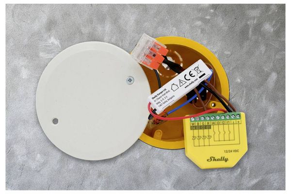 Produktbild: Shelly 1-Channel Decoupler 230V Schaltaktor Bluetooth, Wi-Fi