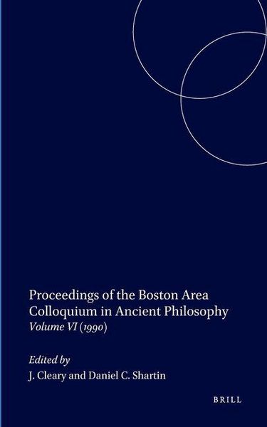 Produktbild: Proceedings of the Boston Area Colloquium in Ancient Philosophy