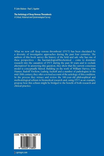 Produktbild: The Aetiology of Deep Venous Thrombosis