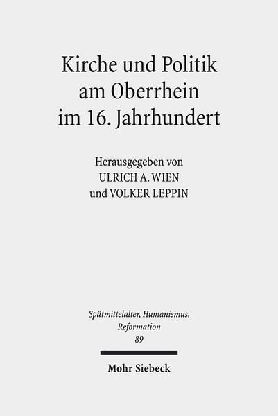 Produktbild: Kirche und Politik am Oberrhein im 16. Jahrhundert