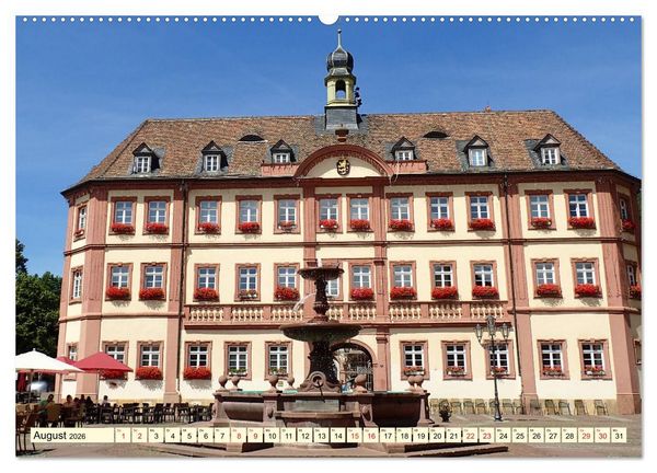 Produktbild: Neustadt an der Weinsta&szlig;e - Fachwerk, Wein und gem&uuml;tliche Gassen (hochwertiger Premium Wandkalender 2026 DIN A2 quer), Kunstdruck in Hochglanz