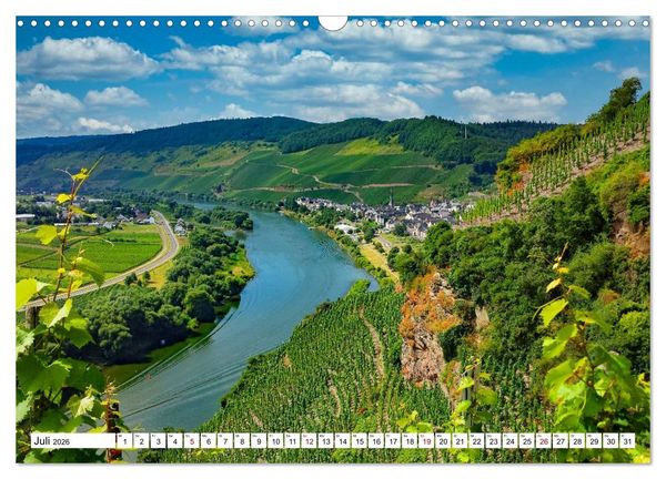 Produktbild: Mosel - Idylle und guter Wein (Wandkalender 2026 DIN A3 quer), CALVENDO Monatskalender