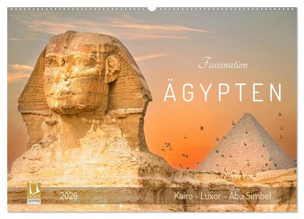 Produktbild: Faszination &Auml;gypten: Kairo - Luxor - Abu Simbel (Wandkalender 2026 DIN A2 quer), CALVENDO Monatskalender