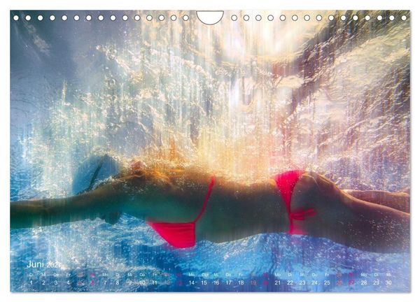 Produktbild: SCHWIMMGL&Uuml;CK (Wandkalender 2027 DIN A4 quer), CALVENDO Monatskalender