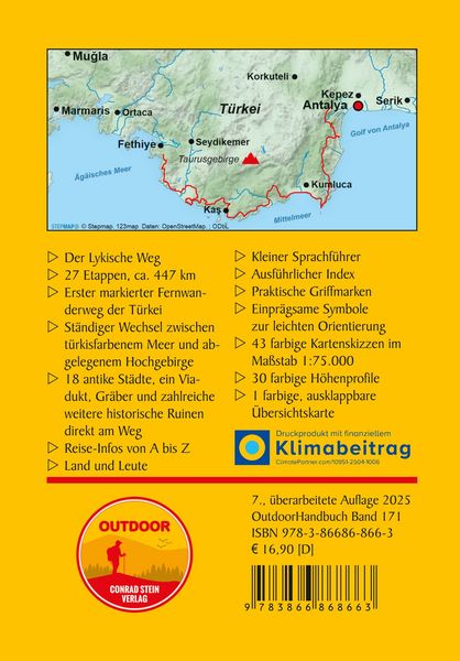 Produktbild: T&uuml;rkei: Lykischer Weg von Fethiye nach Antalya